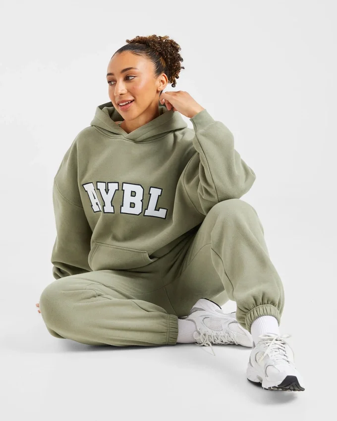 Sweat à capuche oversize Varsity 2.0