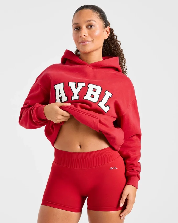 Sweat à capuche oversize Varsity 2.0