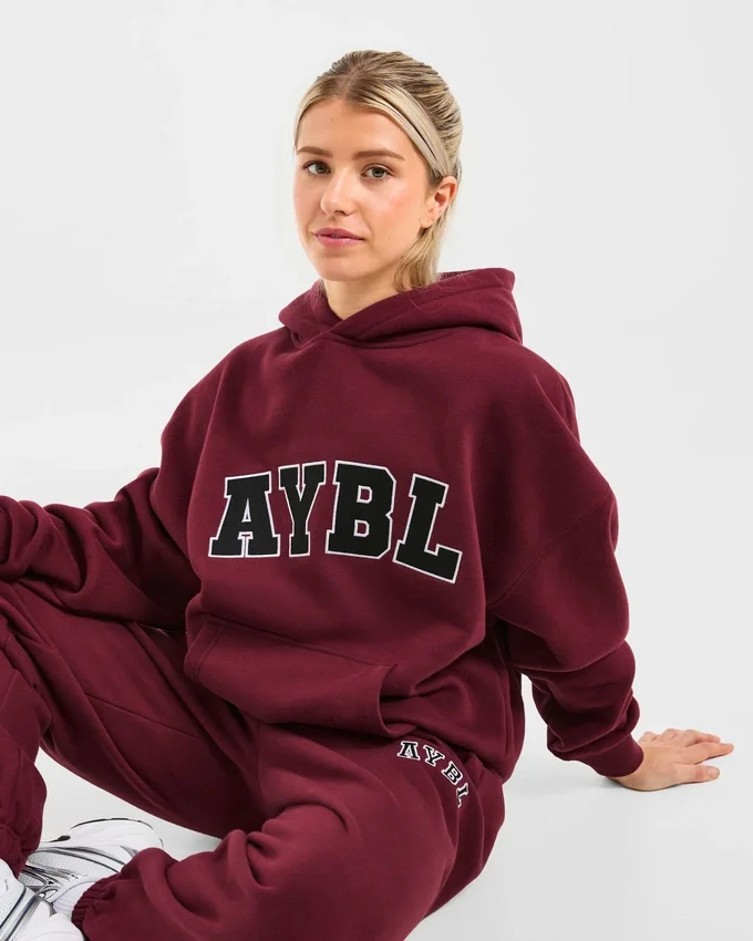 Sweat à capuche oversize Varsity 2.0