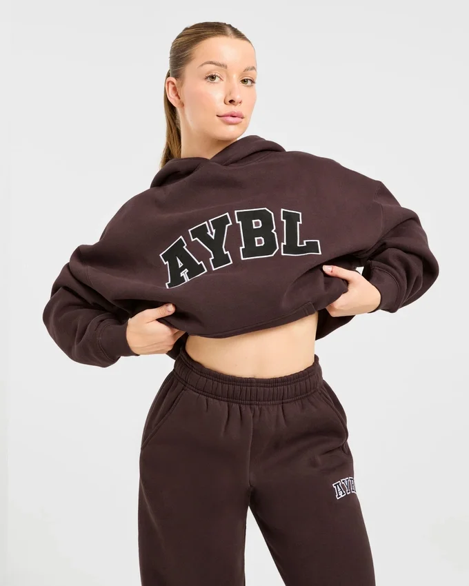 Sweat à capuche oversize Varsity 2.0