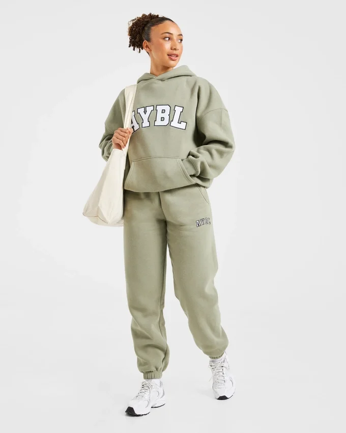 Sweat à capuche oversize Varsity 2.0