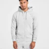 Sweat à capuche zippé léger Essential
