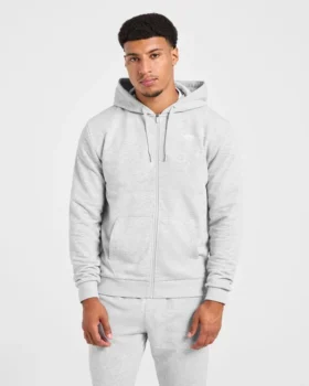 Sweat à capuche zippé léger Essential
