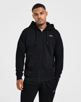 Sweat à capuche zippé léger Essential