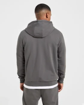 Sweat à capuche zippé léger Essential