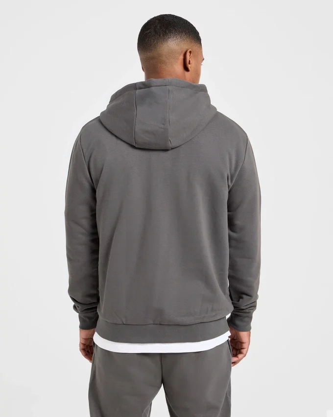 Sweat à capuche zippé léger Essential