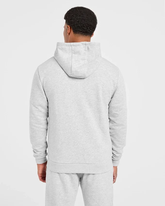 Sweat à capuche zippé léger Essential