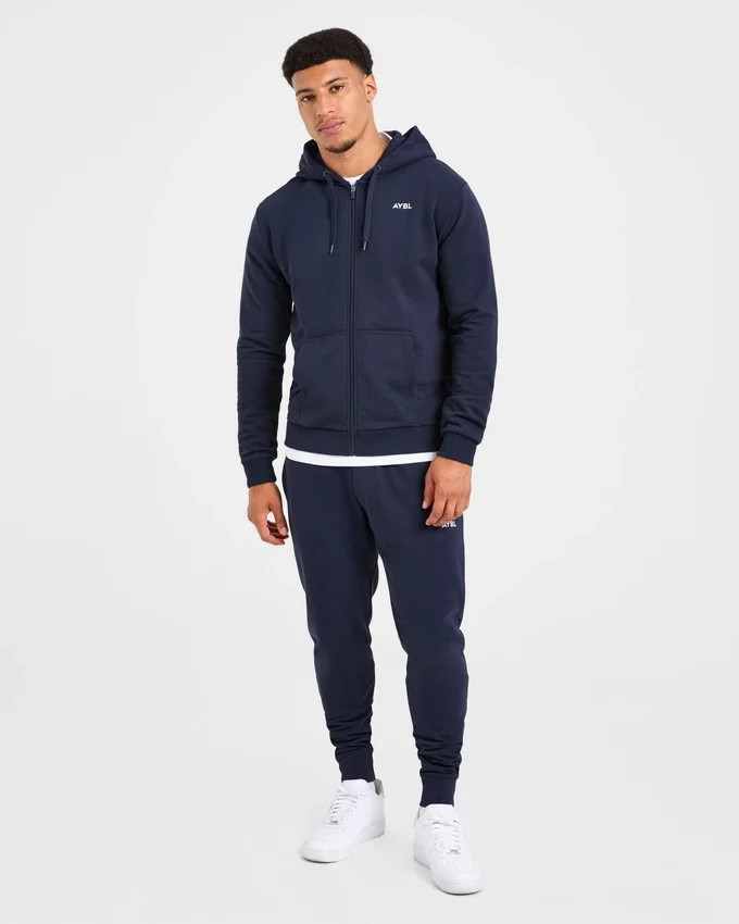 Sweat à capuche zippé léger Essential