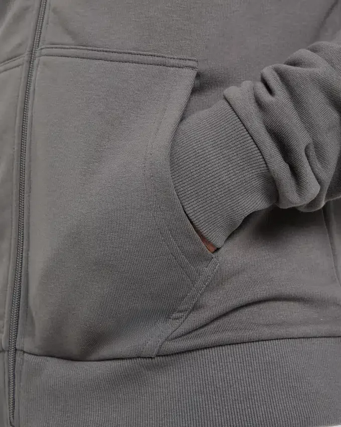 Sweat à capuche zippé léger Essential