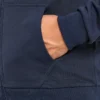 Sweat à capuche zippé léger Essential