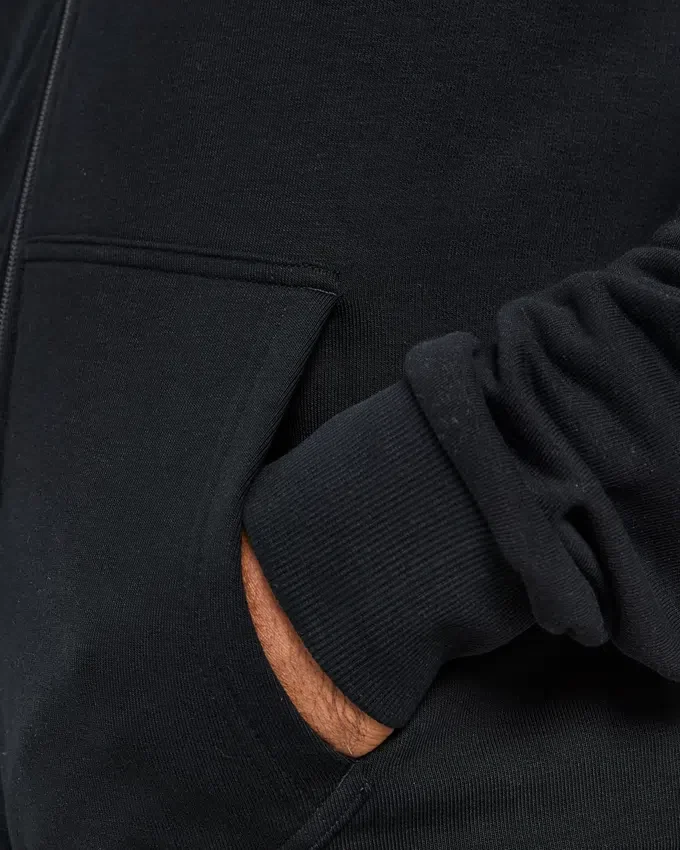 Sweat à capuche zippé léger Essential