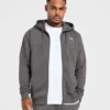 Sweat à capuche zippé léger Essential