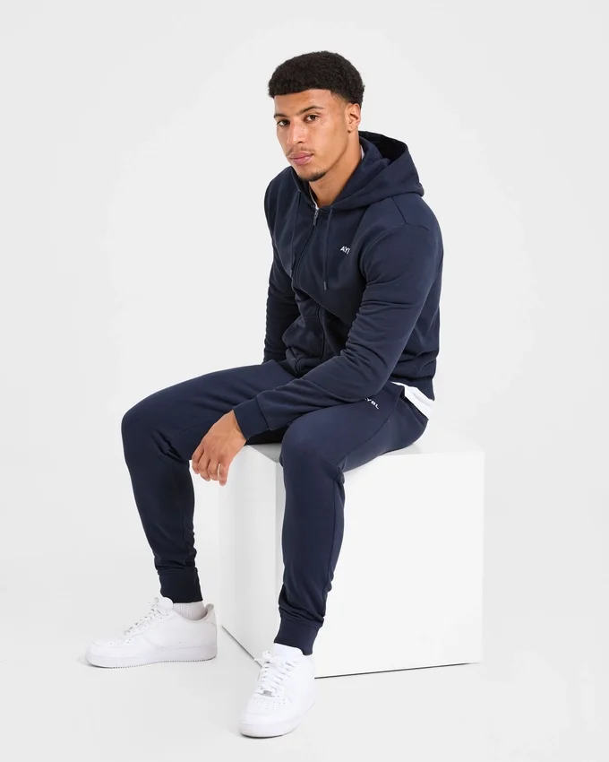 Sweat à capuche zippé léger Essential