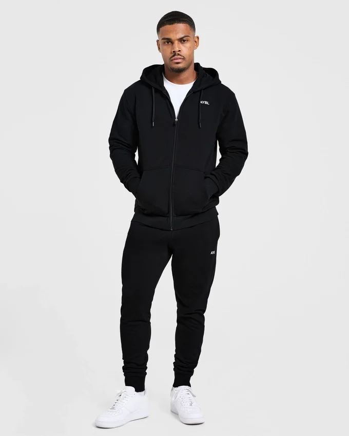 Sweat à capuche zippé léger Essential