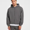 Sweat à capuche zippé oversize Craft