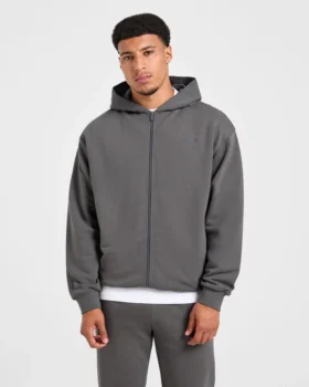 Sweat à capuche zippé oversize Craft