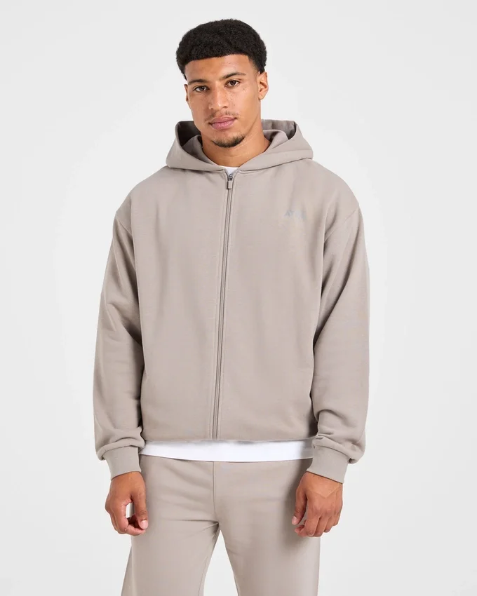 Sweat à capuche zippé oversize Craft