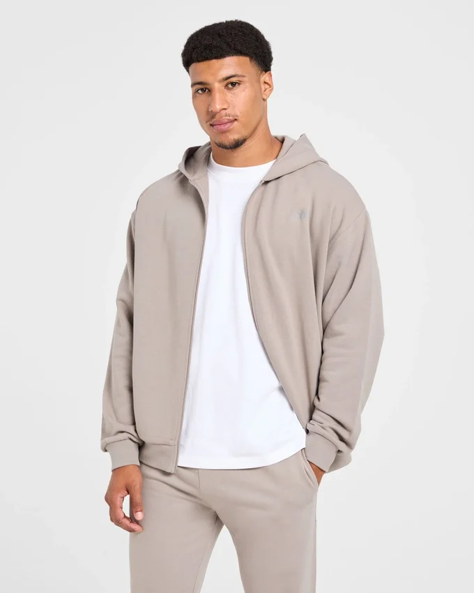 Sweat à capuche zippé oversize Craft