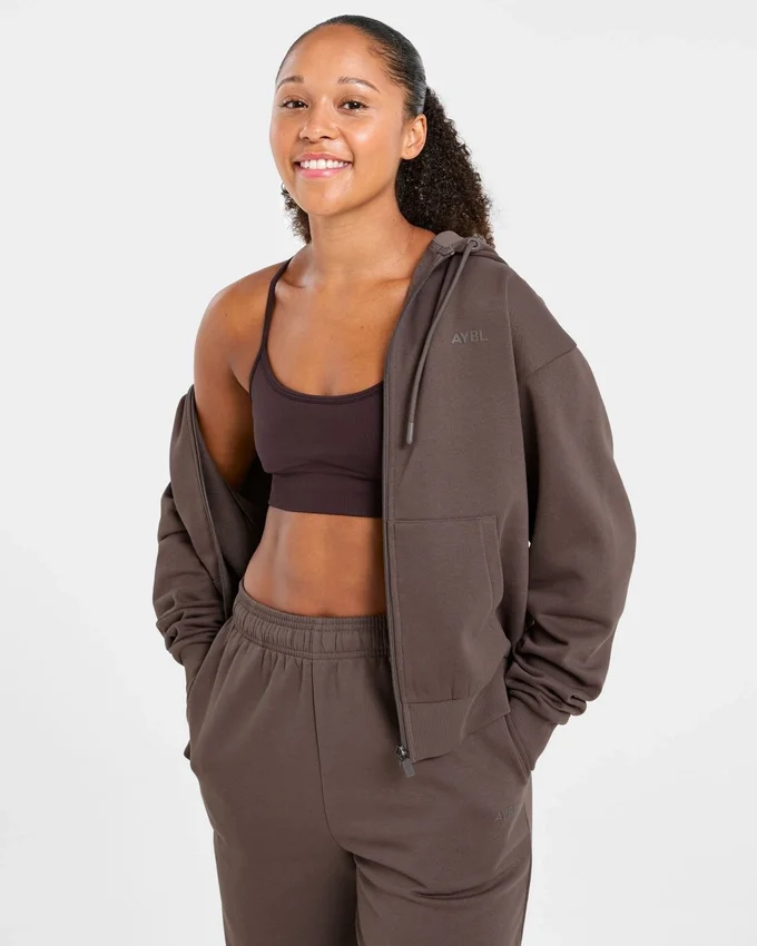 Sweat à capuche zippé oversize Lifestyle
