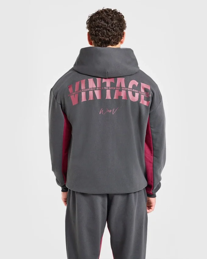 Sweat à capuche zippé oversize Wesley Vissers x