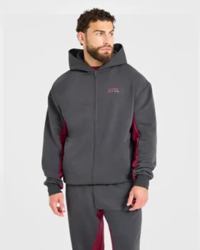 Sweat à capuche zippé oversize Wesley Vissers x