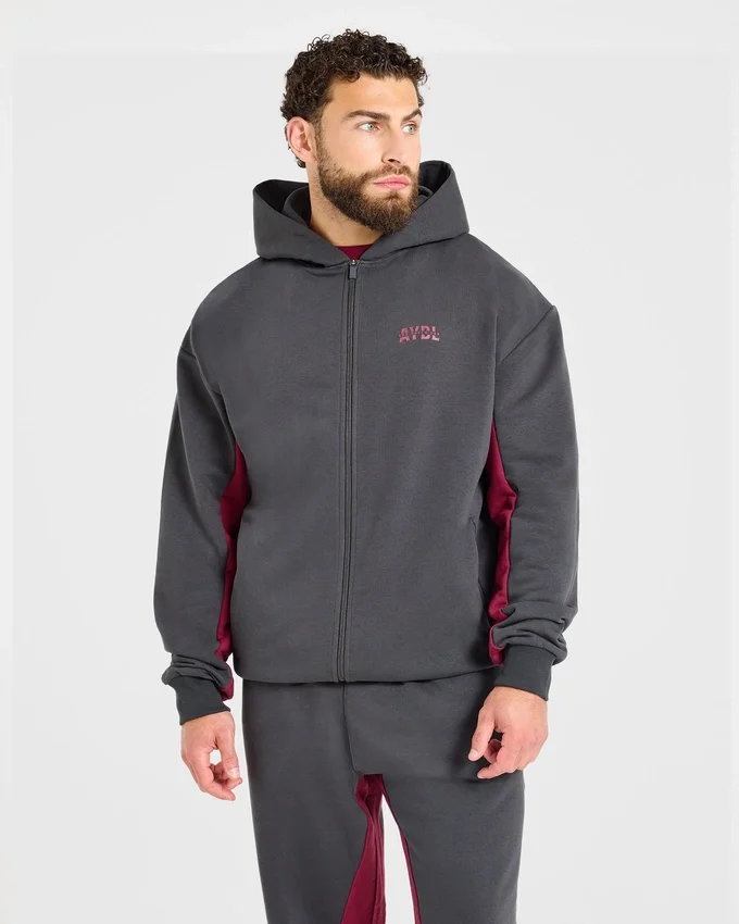 Sweat à capuche zippé oversize Wesley Vissers x