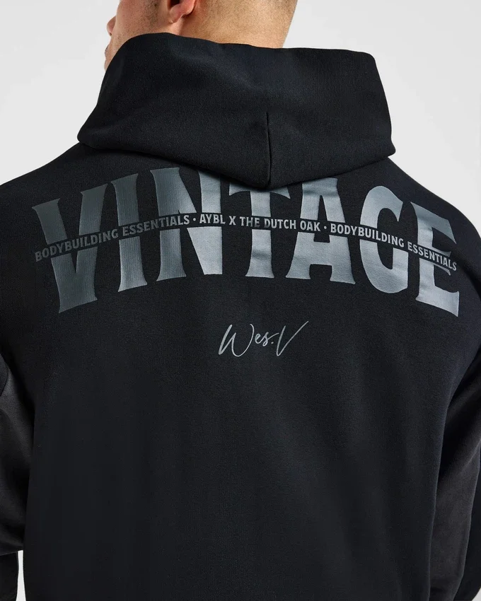 Sweat à capuche zippé oversize Wesley Vissers x