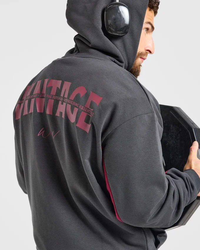 Sweat à capuche zippé oversize Wesley Vissers x