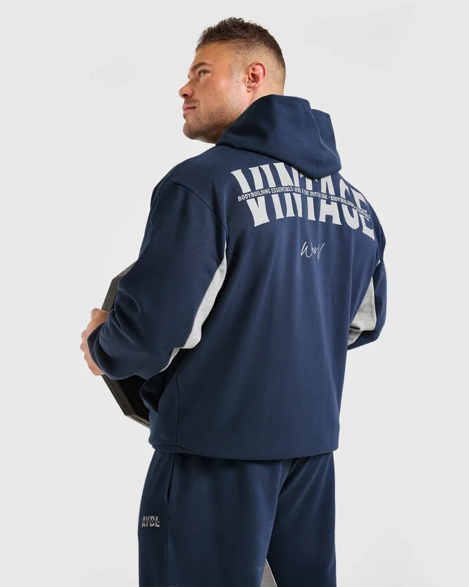 Sweat à capuche zippé oversize Wesley Vissers x