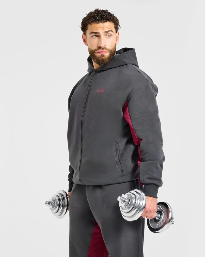 Sweat à capuche zippé oversize Wesley Vissers x