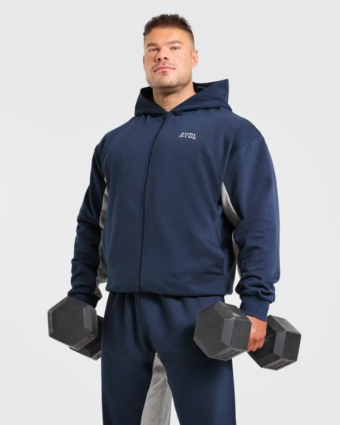 Sweat à capuche zippé oversize Wesley Vissers x