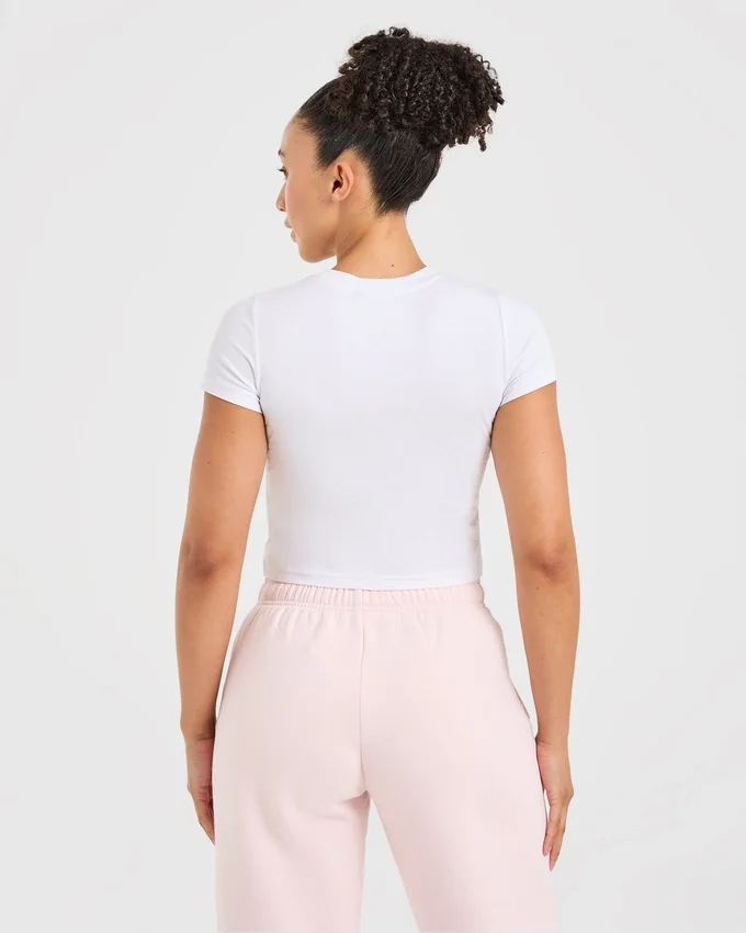 T-shirt court « Just a Gym Girl »