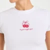 T-shirt court « Just a Gym Girl »