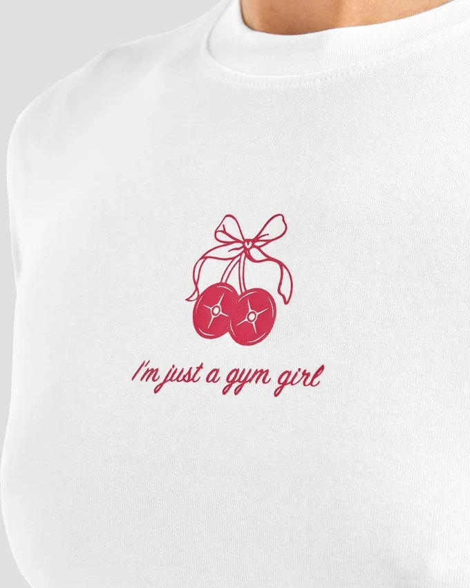 T-shirt court « Just a Gym Girl »