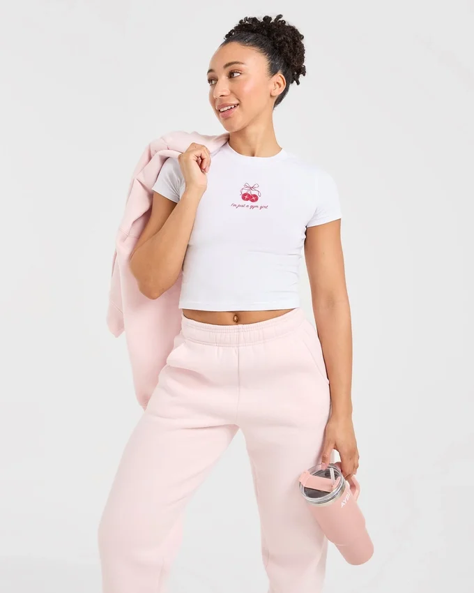 T-shirt court « Just a Gym Girl »