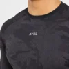 T-shirt à manches longues Camo Seamless motif camouflage