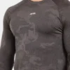 T-shirt à manches longues Camo Seamless motif camouflage