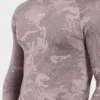 T-shirt à manches longues Camo Seamless motif camouflage