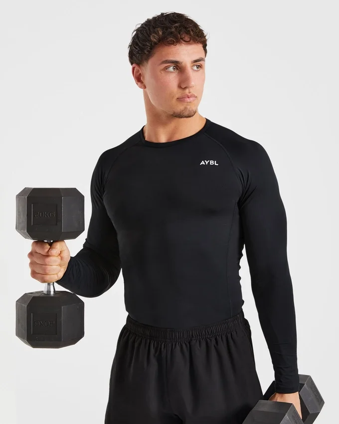 T-shirt à manches longues de compression