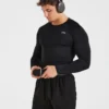 T-shirt à manches longues de compression