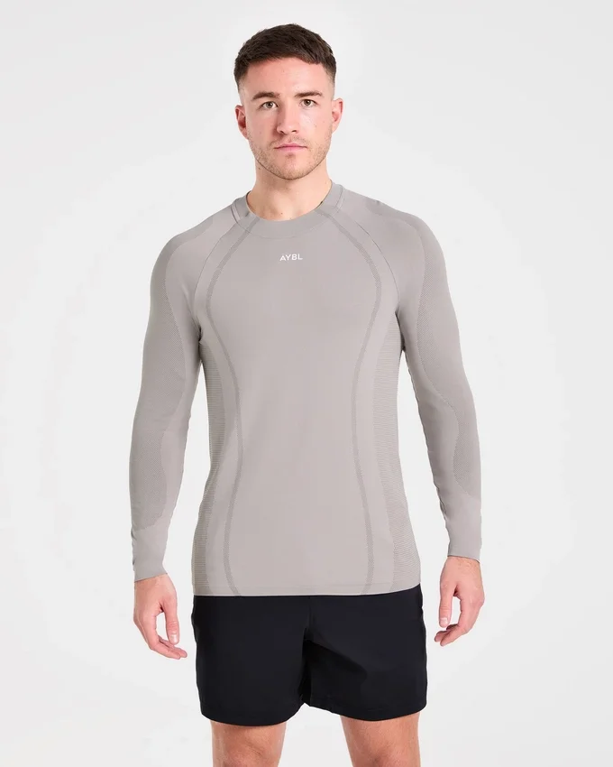 T-shirt à manches longues sans coutures Attain
