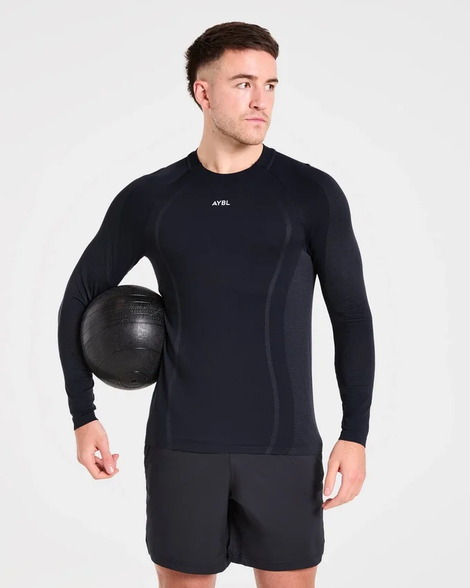 T-shirt à manches longues sans coutures Attain