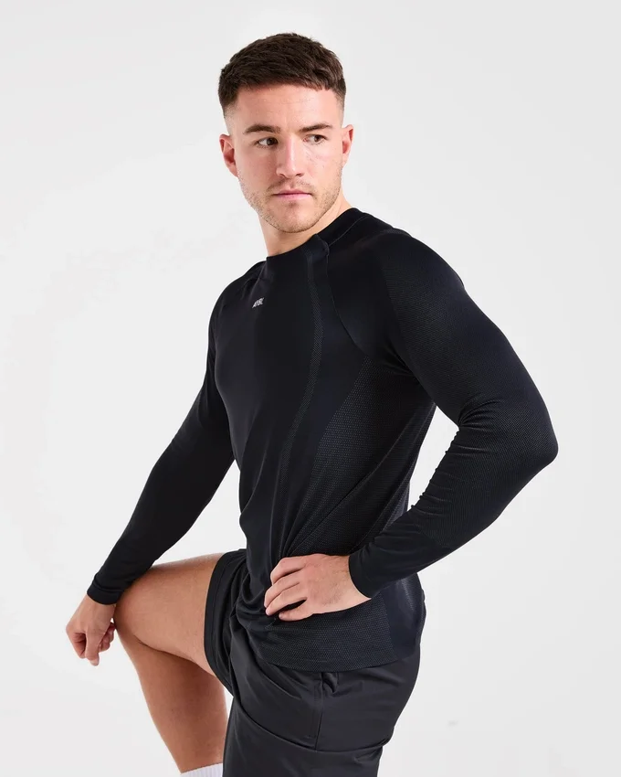 T-shirt à manches longues sans coutures Attain