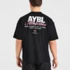 T-shirt oversize « Athletics Script »