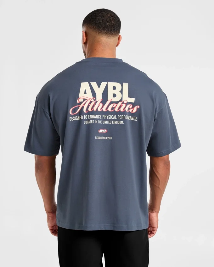 T-shirt oversize « Athletics Script »
