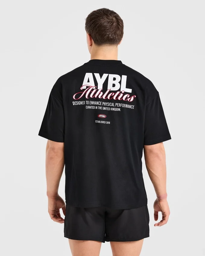 T-shirt oversize « Athletics Script »