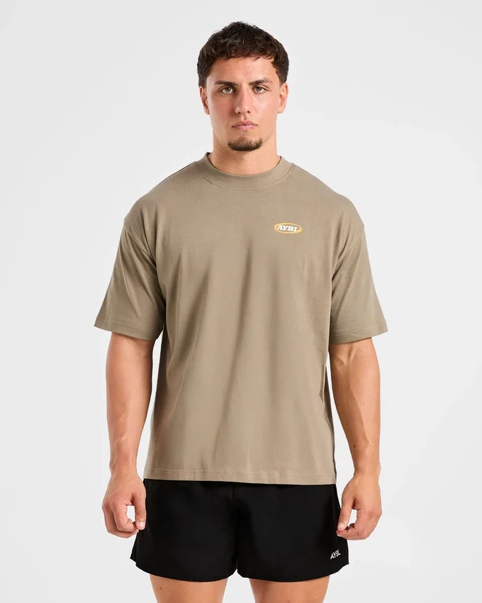 T-shirt oversize « Athletics Script »