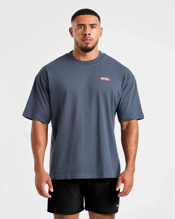 T-shirt oversize « Athletics Script »