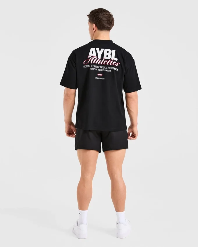 T-shirt oversize « Athletics Script »