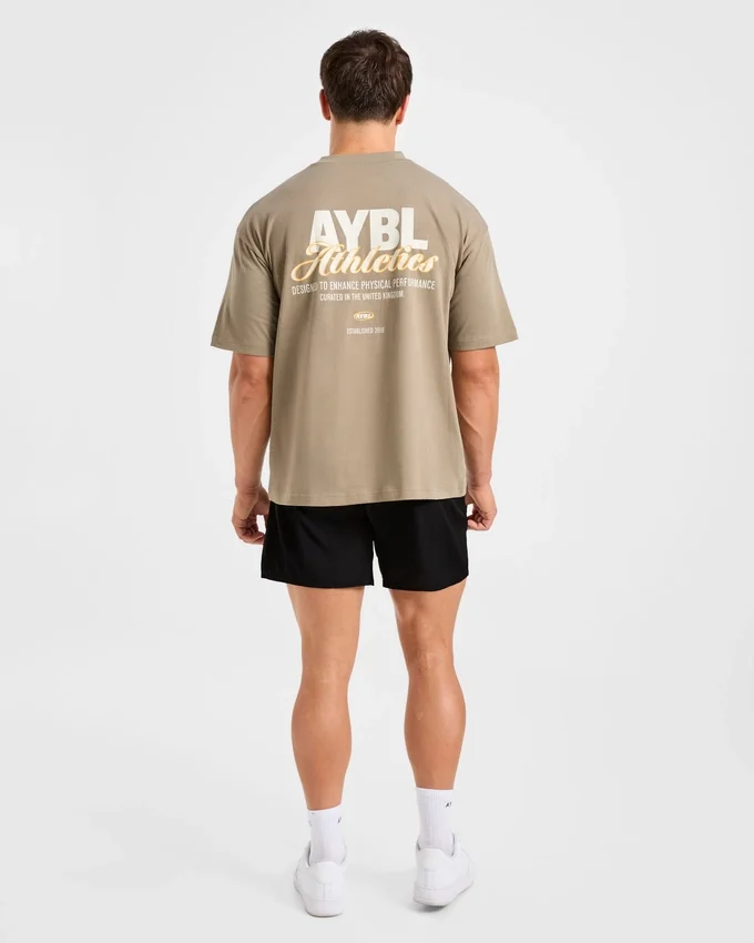T-shirt oversize « Athletics Script »